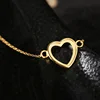 925 Sterling Silver Women Bracelet Blank Settings Heart Shape Cabochon 10*12mm Platinum / Gold Color Fine Jewelry Setting Who