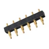 PCB pogo 6 pin smd spring loaded connector