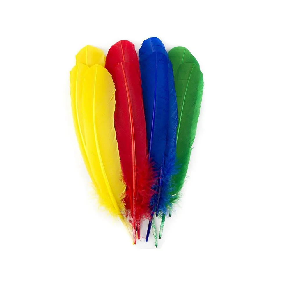 Hp16 Colorful Dyed Turkey Feather White Turkey Feathers For Sale Buy