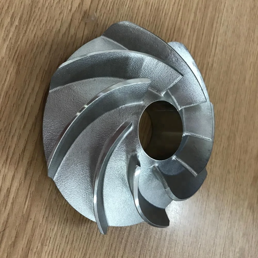 定制oem 沙子投资铸铁件离心水泵叶轮/沙型铸铁离心水泵零件