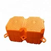 Plastic hdpe floating pontoon dock block for marine