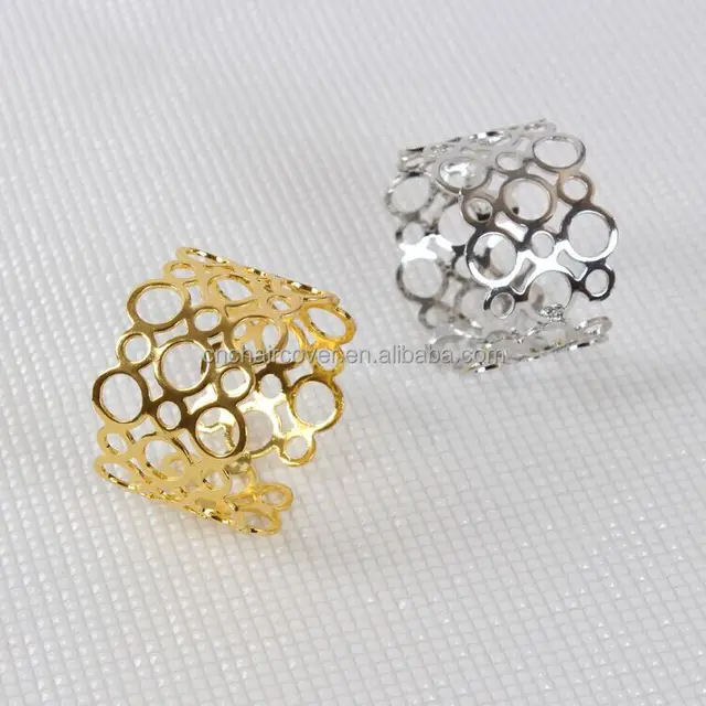 wedding napkin ring gold