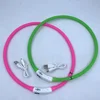 Promotional Colorful USB Rechargeable Flashing Silicone LED Dog Collar