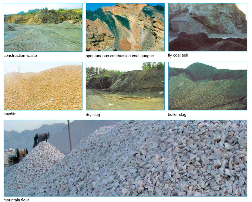 Raw material for ZCJK brick machine (2)