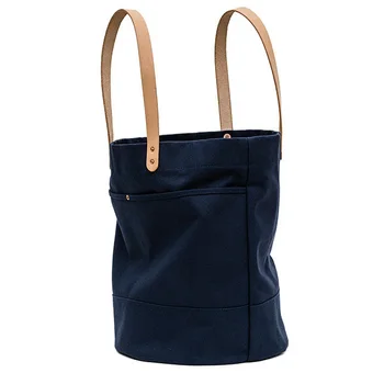 navy canvas bag