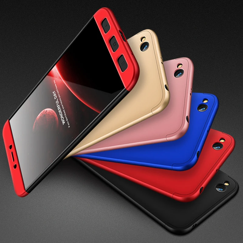 2018 hot sell 360 cover Removable 3in1 Hard PC Shield Back Cover Case for Xiaomi Redmi 5A phone cases