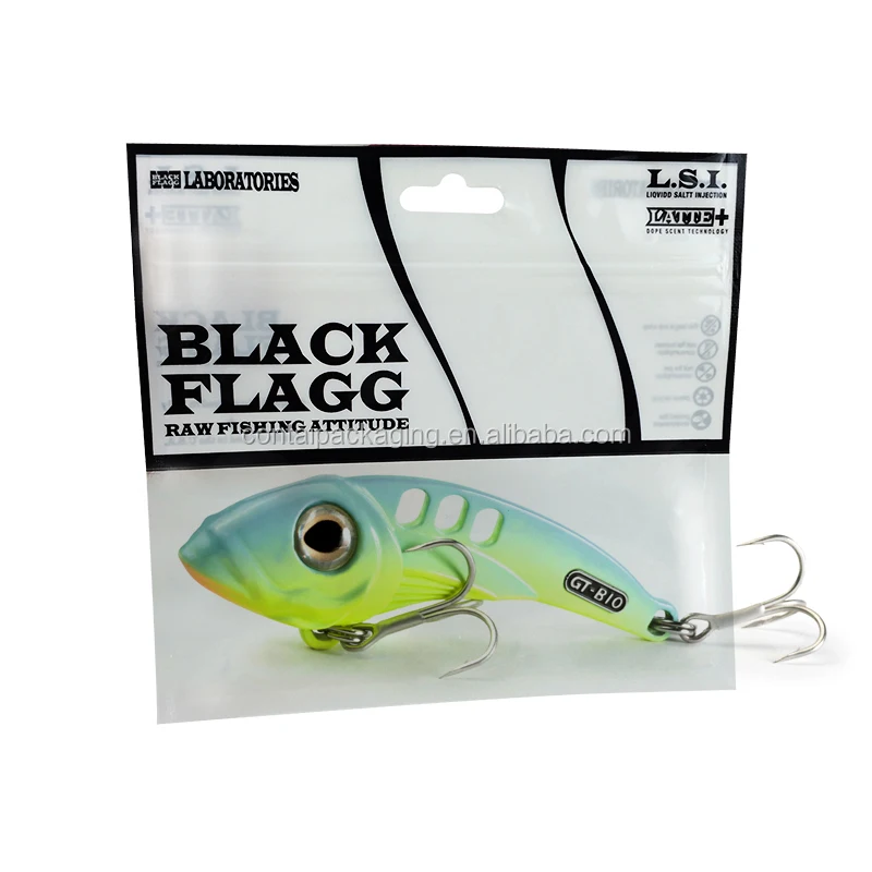 Clear Mylar Fishing Lures Packaging Ziplock Reusable Custom Fishing Bag Buy Custom Fishing Bag