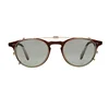 latest trendy spectacles plastic frame material Mazzucchelli Acetate Frame Clip On Sunglasses 2019