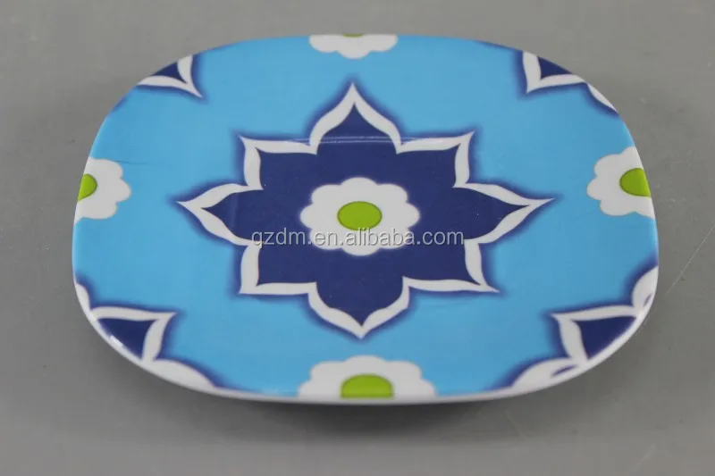 5.5" Melamine Square Plate,Square Small Dishes