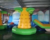 Hot Sale Transparent PVC Small Pool Float Toys Inflatable PalmTree /Coconut Tree Climbing Wall On Water For Kids