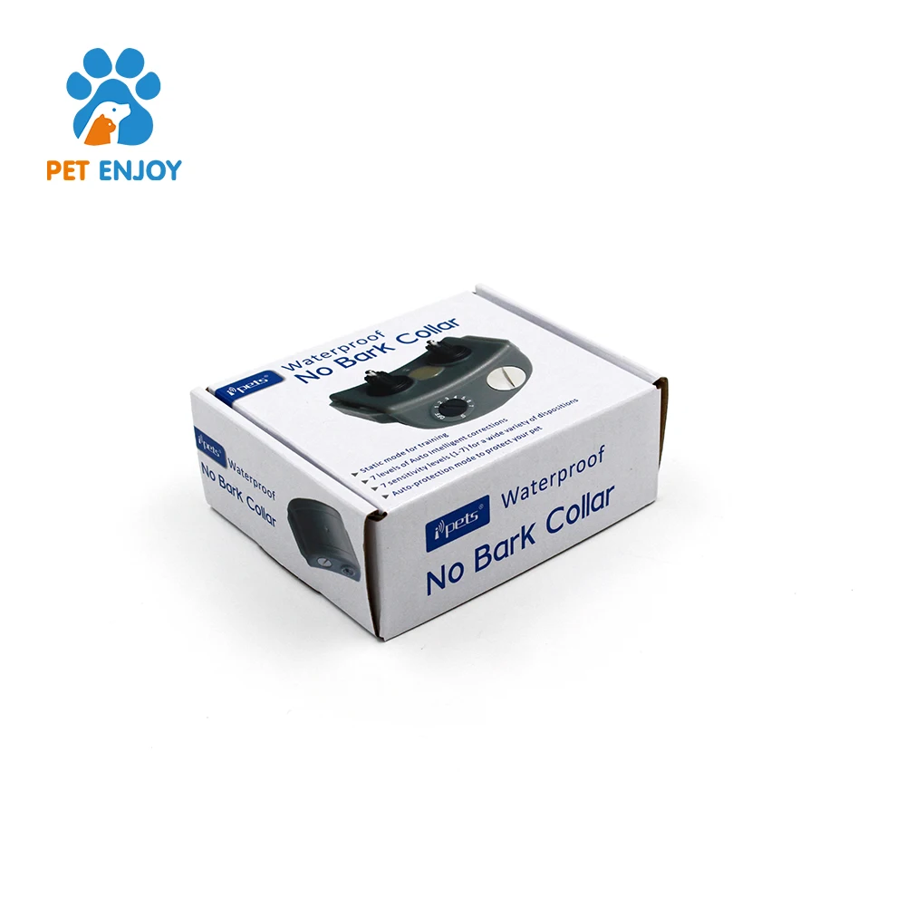 No shock Bone Black Rechargeable hot waterproof shock pet dog collar for humans