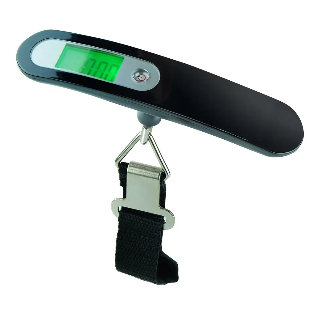 110 by 0.2 LB,Digital Travel Portable Luggage Baggage Suitcase Bag Weight Weighing Scale Digital LCD Display backlit Hook Scale Saitec /® Weigh Scales SC-LS-110 Digital LuGGaGe Scale