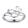 Value 925 Pure Silver Butterfly Ring New Model Designs for Girl