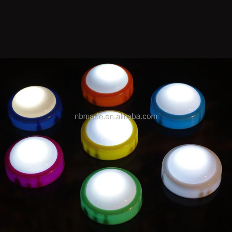 Own 20 Kind Items Shape Led Mini Touch Battery Operated Led Push Button