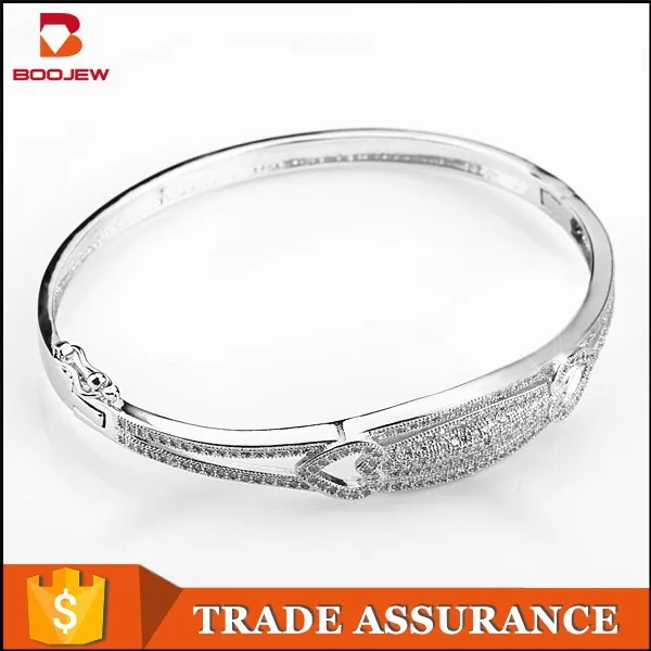 New Design White Gold Bangles Dubai Kada Vogue Jewellers Bangles - Buy ...