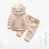 Winter Baby Girls Clothes Sets Children Down Jackets Kids Snowsuit Warm Baby Ski Suit Down Outerwear Coat+Pants