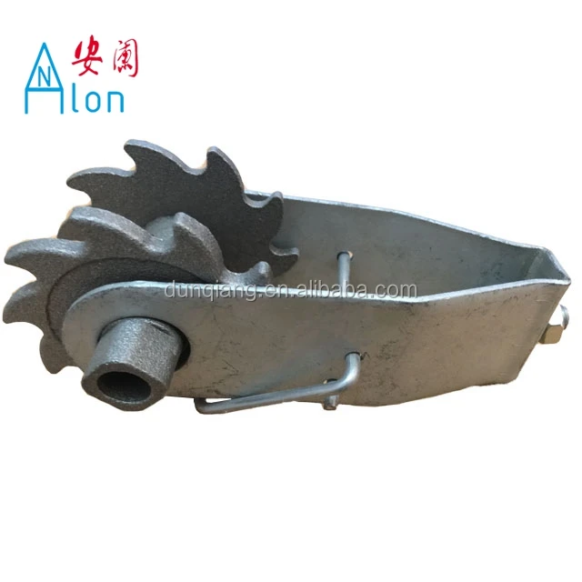 Aluminum Wheel Rope Ratchet Wire Strainer For Electric Fence
