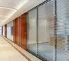 Floor to ceiling glass office partition soundproof glass partition wall for office