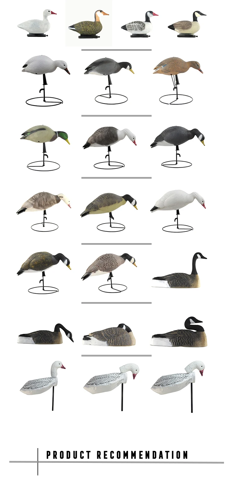 Half Shell Pe Plastic Canada Goose Decoy X Spread For Hunting 913c