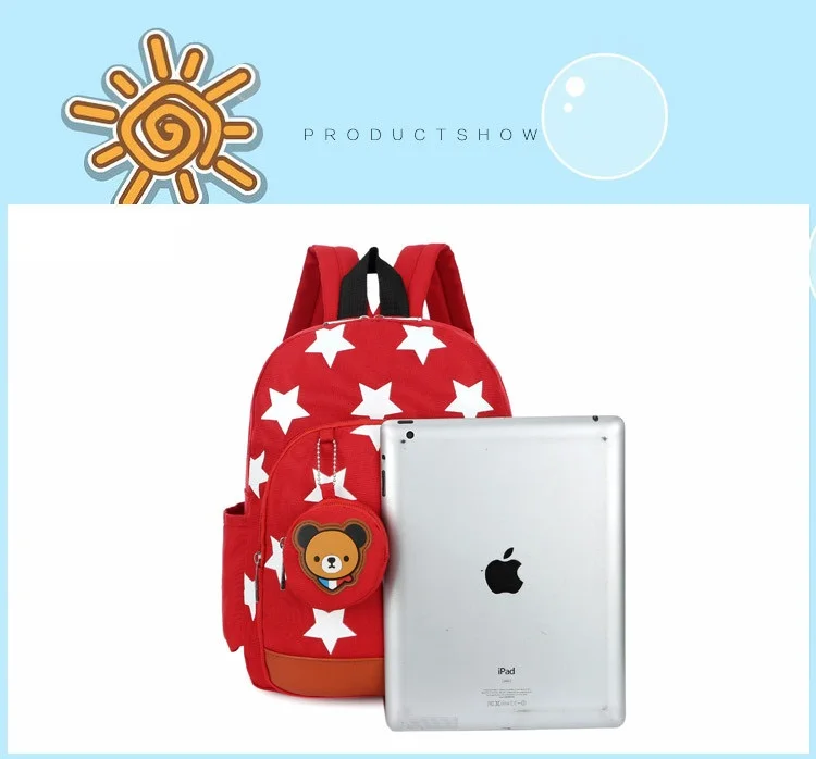 custom cartoon kids backpack high-capacity school backpack for period children boys and girls
