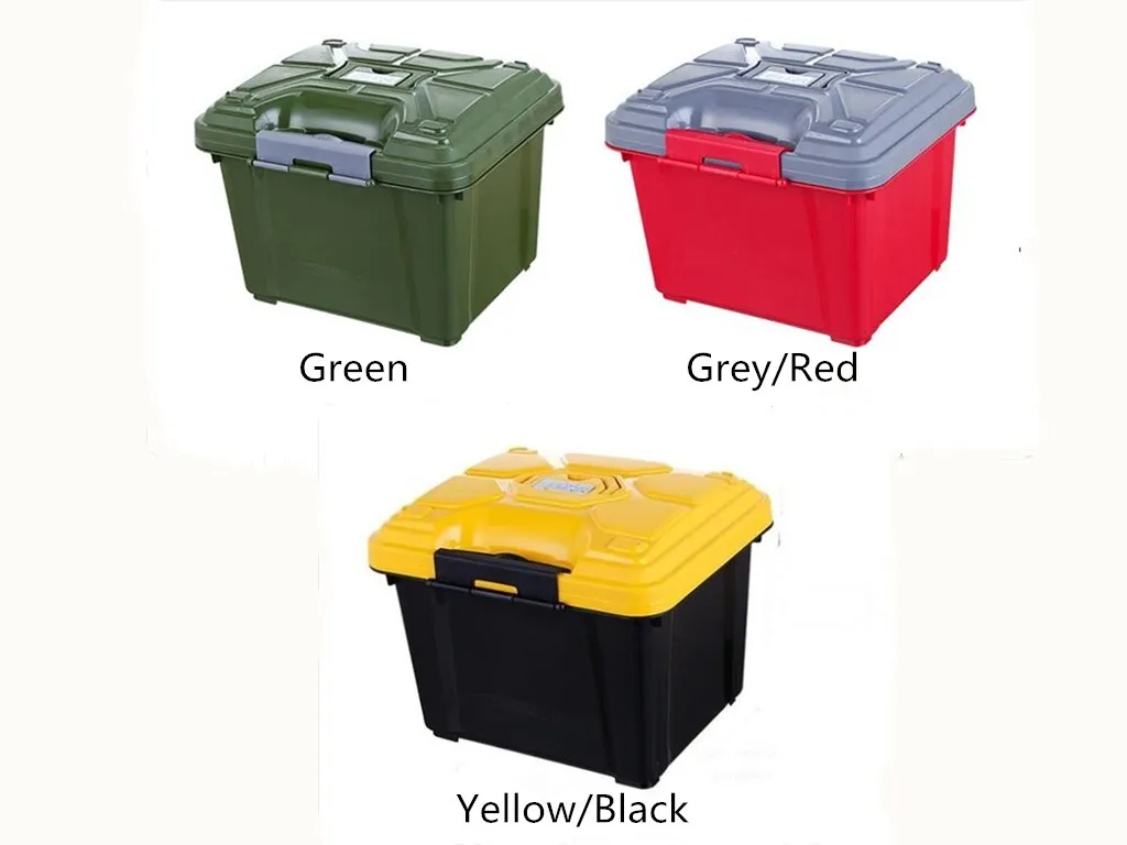 Thick Thickness Heavy Duty Plastic Car Storage Box With Lock Buy Car