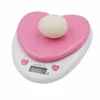 Mini Electronic Scale Baking Heart-shaped Home Kitchen Pocket Weight 5000g Scale 1g 5kg Precision Jewelry Scale