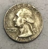 1954-D United States Washington Quarter Dollar Silver Plated Coin Two eagles