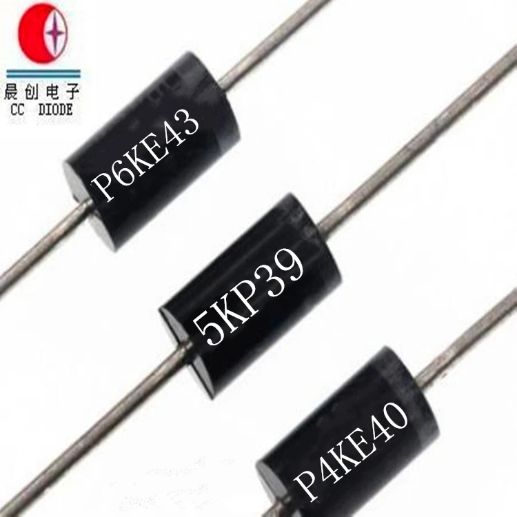 50 pieces Transient Voltage Suppressors 1500W 6.0V Unidirect TVS Diodes