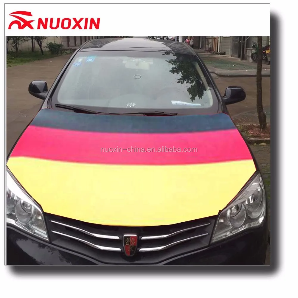 Wholesale Custom Printed Polyester World Cup Car Engine Hood Flag Cover
