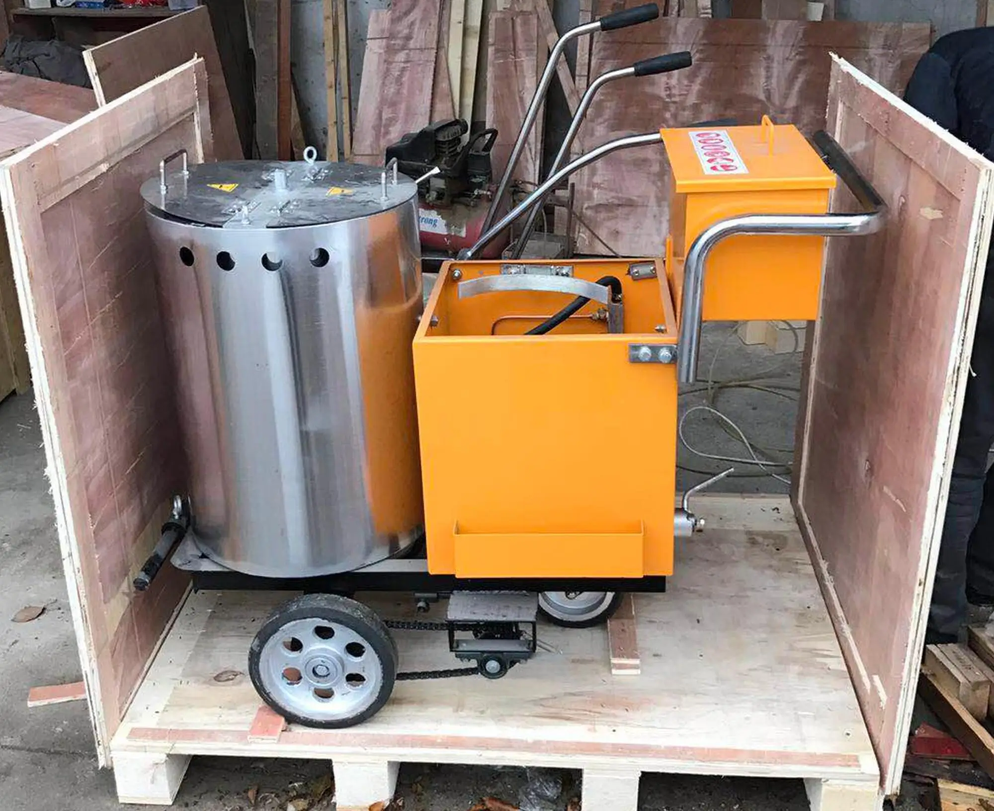 Manual Road Marking Machine Thermoplastic Line Striping Machine Price Buy Manual Road Marking