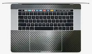 BingoBuy Customized Wrist Palm Rest Palmrest Guard Shield Cover Skin Protector for 2016 Oct. release Newest 15.4" Macbook Pro model No. A1707 (black carbon fiber)