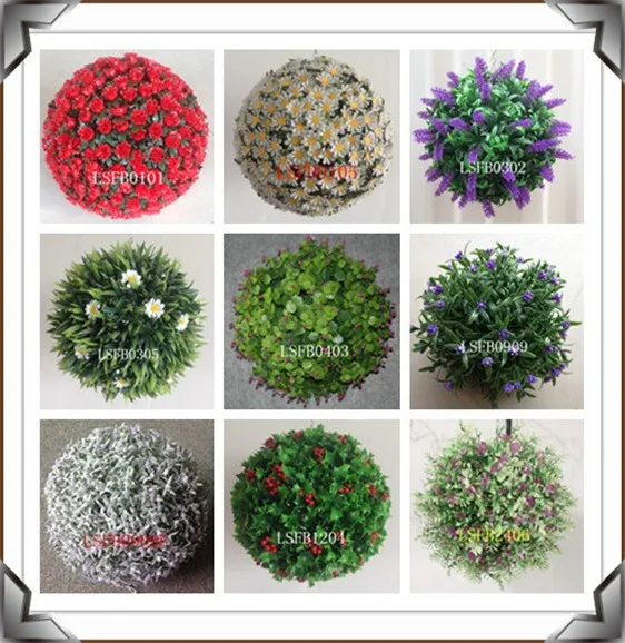 plastic buxus balls