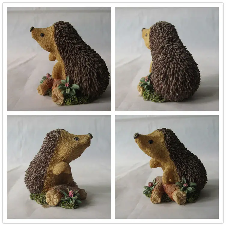 Wholesale Office Ornament Resin Hedgehog Figurines Buy Resin Hedgehog