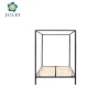 Julei DJ-MB01 KD Metal Bed Frame Queen Size Canopy Bed Frame