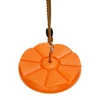 Brand Plastic Eco-Friendly Lovely Thickened Petal Shape Single Seat Swing Outdoor Round Swing Disc for Kids and Children