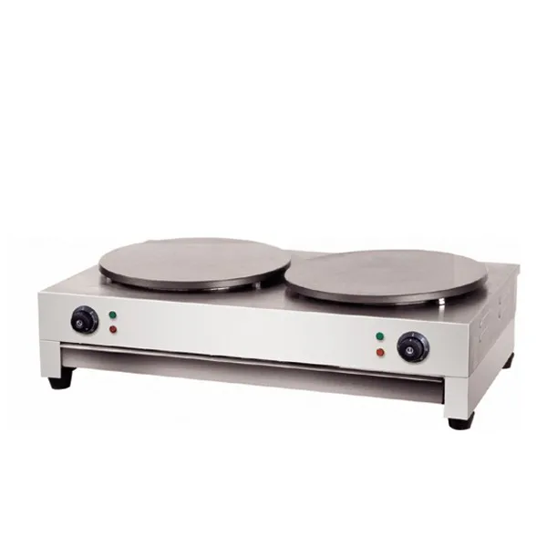 Shcm2 Popular Dual Head Stainless Steel Commercial Electric Crepe
