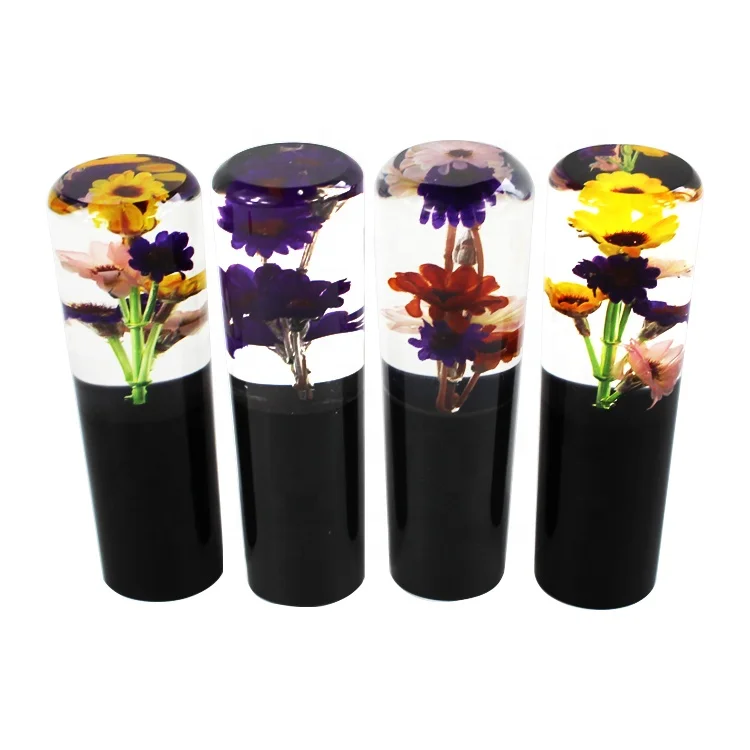 自動ギアレバーシフター桜の花樹脂シフトノブ Buy ユニークなギアシフトノブ クリスタルバブルギアシフトノブ Led ギアシフトノブ Product On Alibaba Com