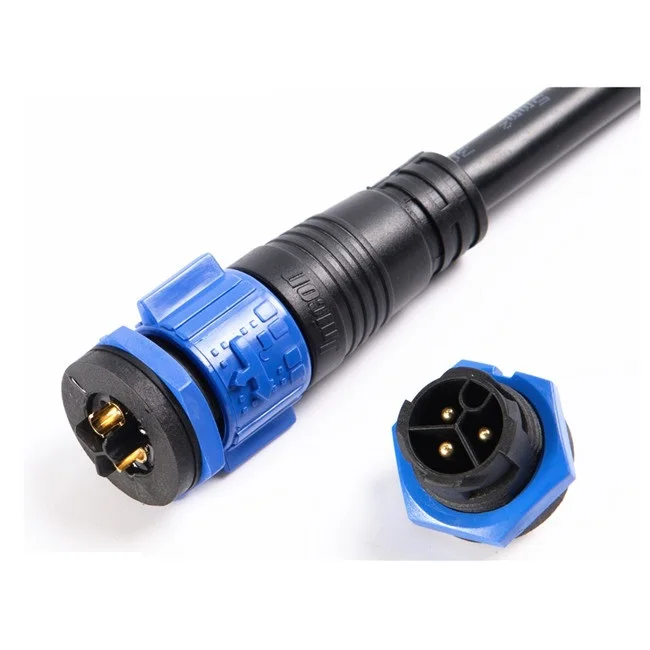 Jnicon Waterproof Ip67 3pin Power Cable Connector T Type Buy Power