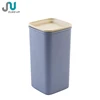Beautiful environmental mini wheat straw trash bin for office(OPAD016)