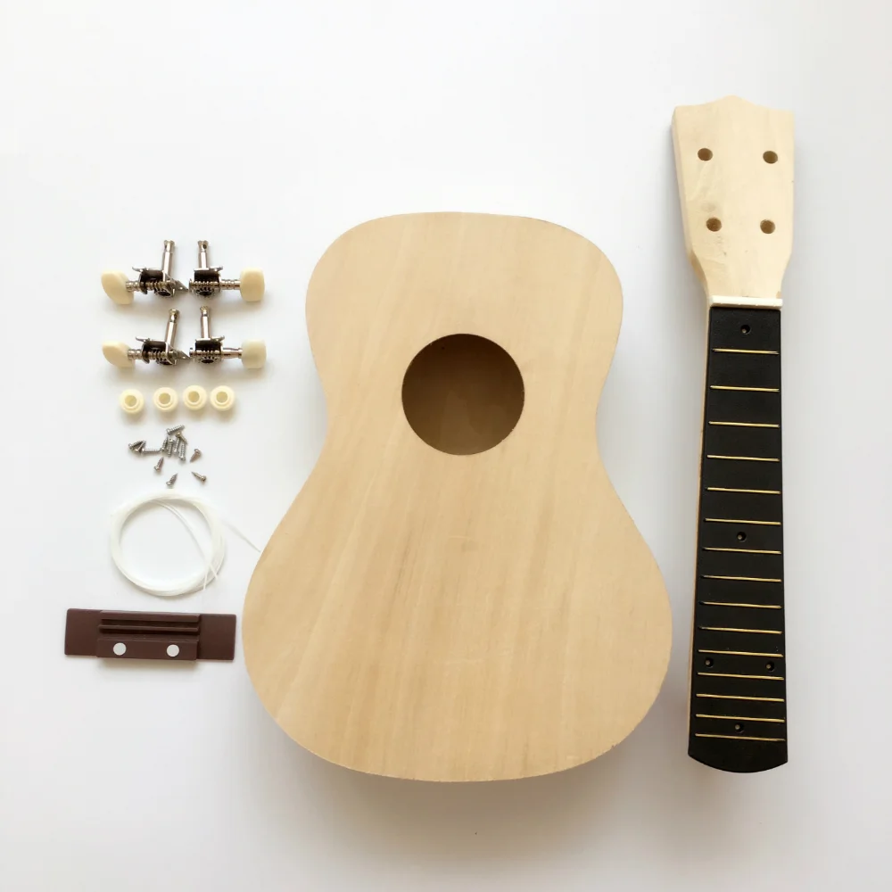 Unfinished Ukulele Diy Mini Guitar Kit Creative Gift For Children ...