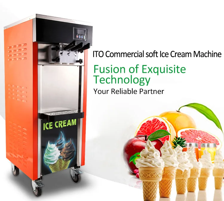 Rb825c Guangzhou Manufacture Of Mobile Soft Commercial Ice Cream