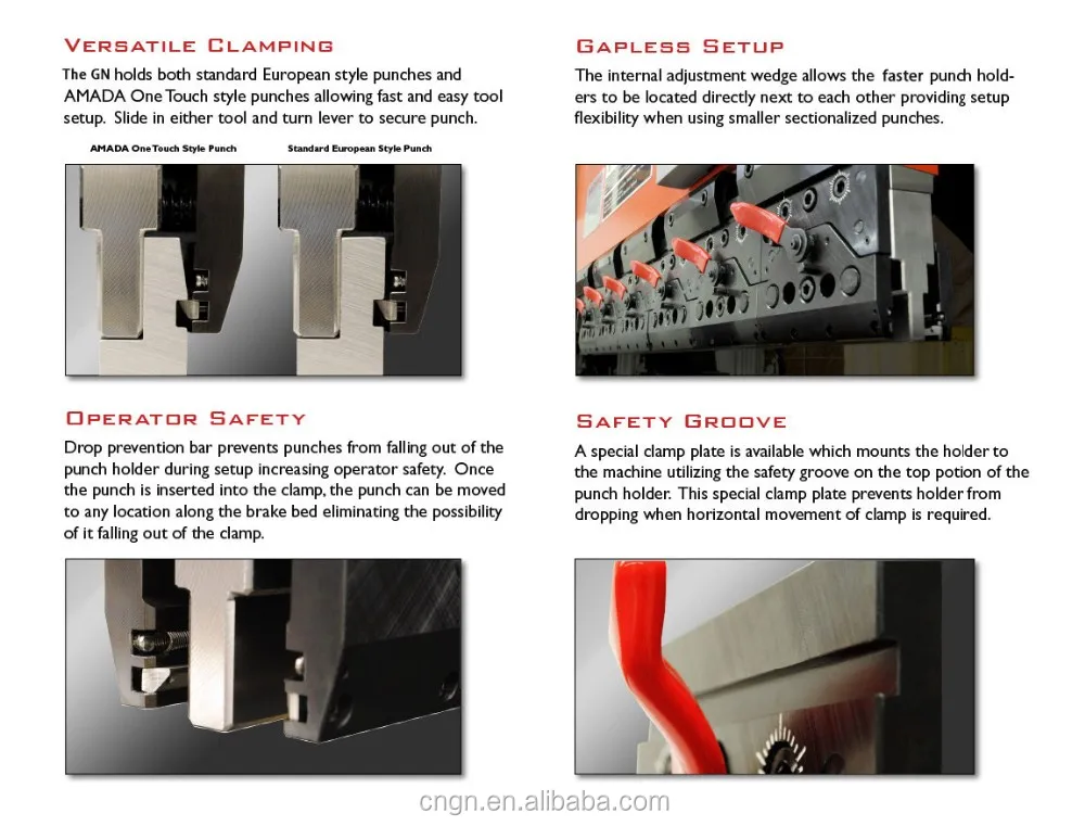 Amada Rolleri Type Press Brake Tooling Fast Clamp And Press Brake Punch