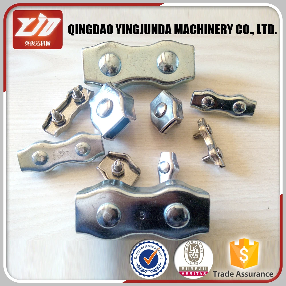 Stainless Steel Wire Rope Clip Duplex Wire Rope Clip Steel Cable Clamp ...