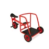 Children racing tricycle