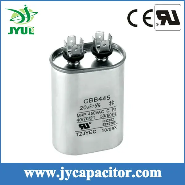 Condensatore Di Avviamento Motore CBB60 20uF 450V - Paxanpax, Con Connettori A Occhiello