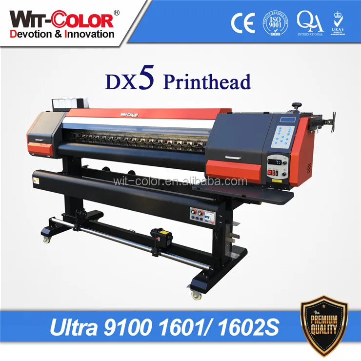 Sticker Printer Ultra 9100 1601s / 1602s Roll to Roll Eco Solvent Printing Machine