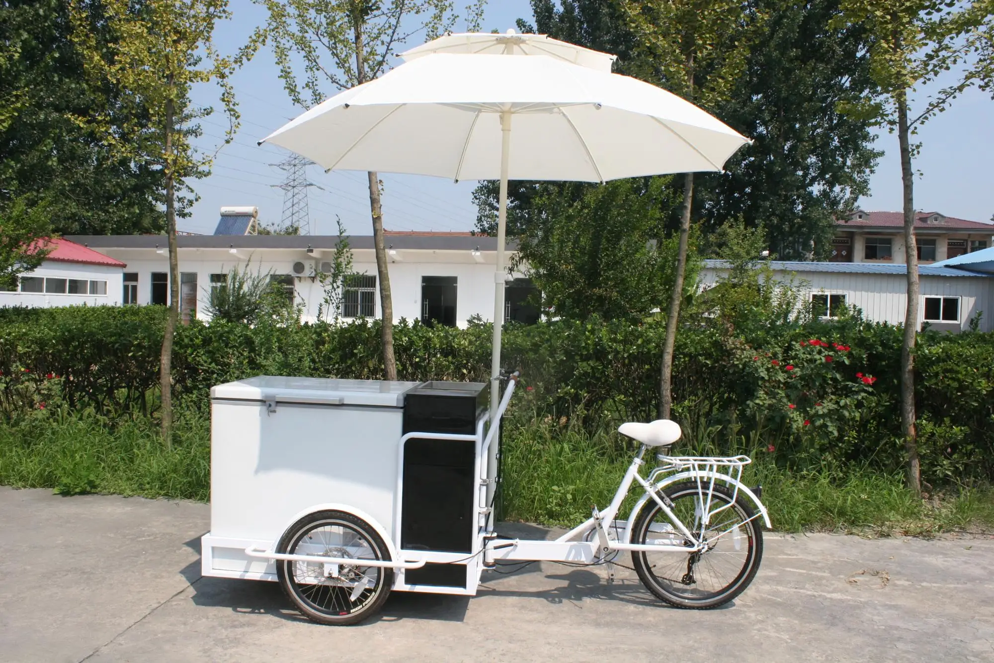 3 wheel ice cream tricycle