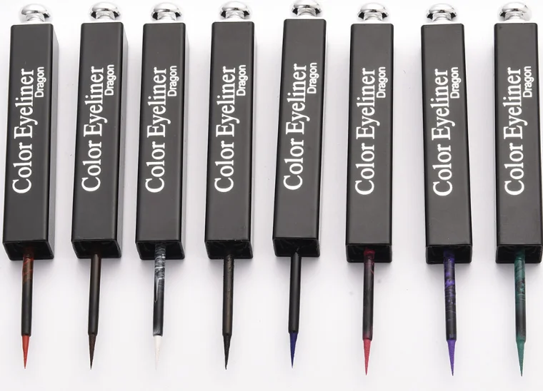 Good Tips Liquid Matte Eyeliner Stick With Brown Green Red White Color