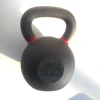 China Shell Sand Casting powder coated cast iron solid kettlebell
