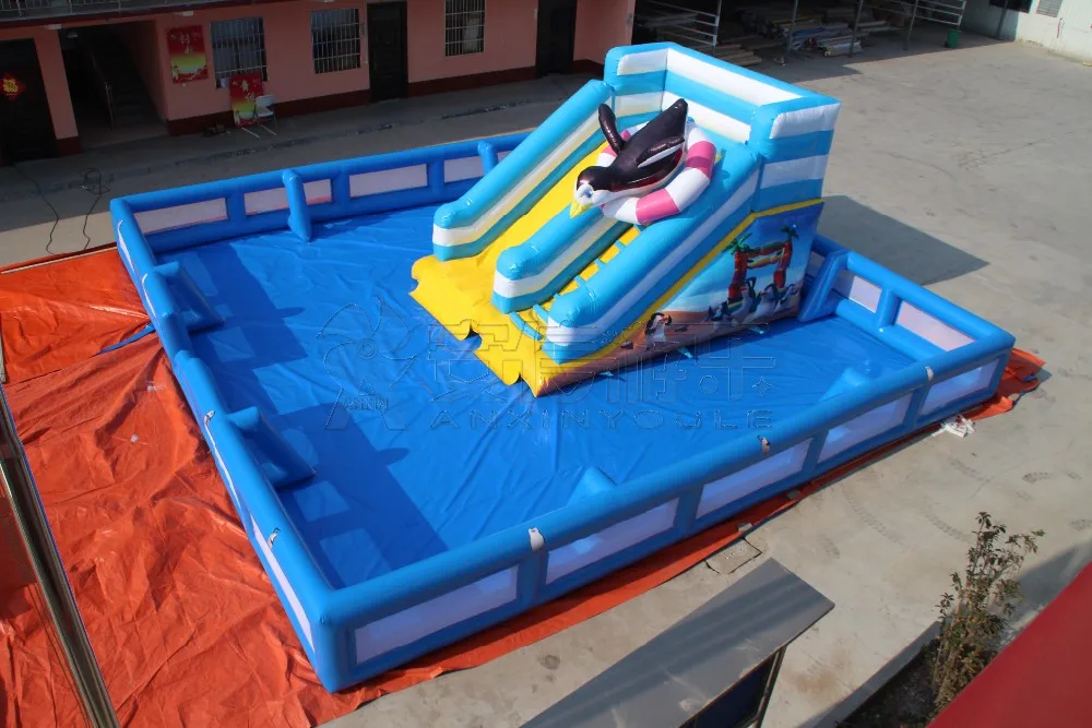 Customized Size Inflatable Kids Foam Pit Pool With Ocean Ball Pits For